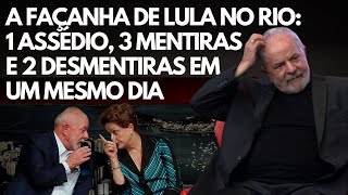 FEITO INÉDITO LULA conseguiu desmentir a si mesmo DUAS VEZES NO MESMO DISCURSO [upl. by Eras]