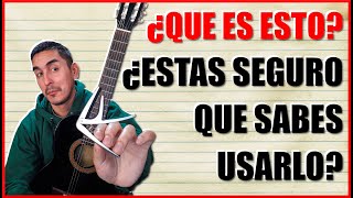 CAPO CAPOTRASTE CEJUELA CAPODASTRO COMO USAR CORRECTAMENTE  clasesdeguitarra tutorial capo [upl. by Onil]