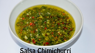 Como hacer Salsa chimichurri  2  Chimichurri Sauce [upl. by Newo]