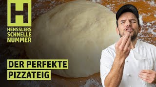 Schnelles Der perfekte Pizzateig Rezept von Steffen Henssler  Günstige Rezepte [upl. by Elka]