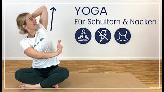 Yoga für Schultern amp Nacken  Angenehme Dehnübungen gegen Verspannungen [upl. by Blasius664]