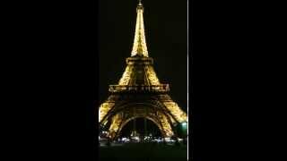 Eiffel Tower  At Night Vertical Video Paris France 1080p HD [upl. by Ahsino499]