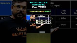 ISI Exam Pattern and Selection😍😍isi isiexam exampattern statistics indianstatisticalinstitute [upl. by Phira]