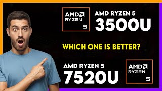 AMD Ryzen 5 3500U vs AMD Ryzen 5 7520U Comparison [upl. by Okun837]