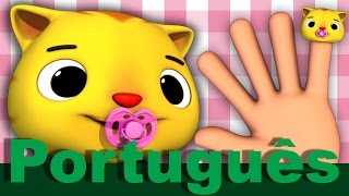 A Família dos Dedos  canções infantis  LittleBabyBum [upl. by Akemyt]