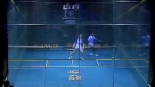 Squash Jahangir Khan vs Chris Dittmar 1989 [upl. by Anyl]