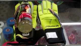 Reusch Toruk SG Elite Gloves and Reusch Glove Wash [upl. by Goldfinch364]