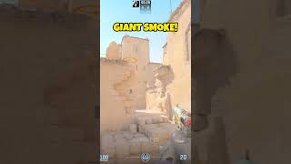 GIANT SMOKE shorts counterstrike cs2 dust2 [upl. by Cerf]