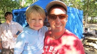 2 yearold baseball prodigy Christian Haupt discovered on YouTube by Adam Sandler [upl. by Karlise]