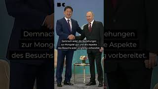 Putin 71 reist trotz internationalem Haftbefehl in die Mongolei [upl. by Kate429]