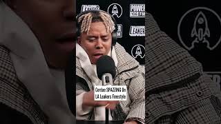 Cordae SPAZZES on LA Leakers [upl. by Nawj]