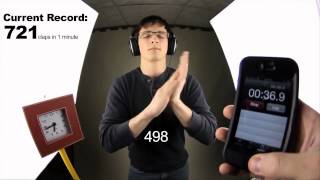 Record du monde 802 claps dans les main en 1 minute [upl. by Socha]