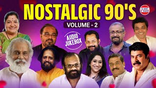 Nostalgic 90s Vol 2  Super Hit Malayalam Songs  KJ Yesudas  KSChithra  AUDIO JUKEBOX [upl. by Barton]