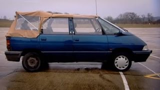 Renault Espace Convertible Challenge  Top Gear  BBC [upl. by Anitroc]