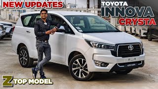 Toyota Innova Crysta Z Top Model Review ✅🔥 l Toyota Innova Crysta Top Model Walkaround l MRCars [upl. by Sung873]