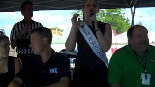 2009 WI State Fair Celebrity Cream Puff Eating Contest Part 1 [upl. by Norina616]