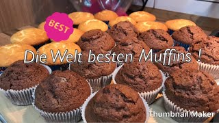 Die Welt besten Muffins  Grundrezept [upl. by Netsrak]