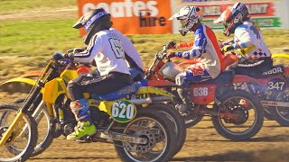 Viper Vintage Motocross Club Round 4 2023 at the Traralgon MCC [upl. by Jaella]