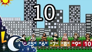 Los Numeros del 1 al 10 para niños Babytubers Videos Educativos Lunacreciente [upl. by Glynn41]