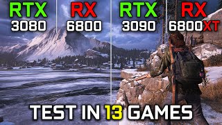 RTX 3080 vs RX 6800 vs RTX 3090 vs RX 6800 XT  Test in 13 Games at 1440p  Ultimate Comparison 🔥 [upl. by Hgielime]