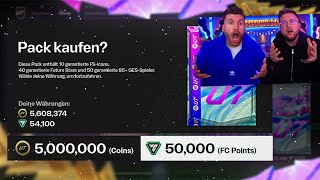 Wir haben für 5000000 COINS PACKS GEZOGEN 😱😱 3x Future Star ICON ⚠️ [upl. by Aivekal]