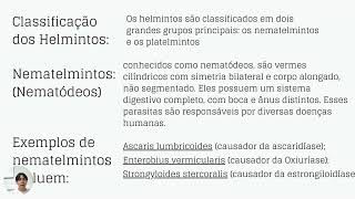 Um pouco mais sobre Helmintos nematodeos e parasitas [upl. by Eirrahs]