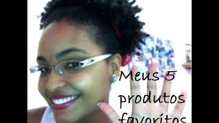 Meus 5 produtos favoritos TIPO 4A  Cacheadas em Transição [upl. by Jaquelin]