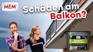 Balkon abdichten – So schützt du deinen undichten Balkon vor Feuchtigkeitsschäden [upl. by Derriey]