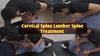 Cervical Spine Lumber Spine Treatment Back pain Treatment [upl. by Kurtzig]