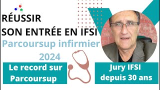 Parcoursup INFIRMIER  présentation du dossier dAlexis Joubert ayant obtenu 67 voeux dans 67 IFSI [upl. by Rennie390]