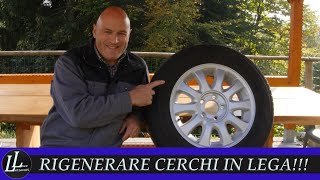 45 Come RigenerareVerniciare I Cerchi In LegaRegenerate paint alloy wheels [upl. by Alyakem]