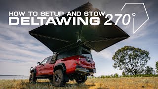 How To Setup and Stow Your 270 Degree Awning  Ironman 4x4 [upl. by Noneek]