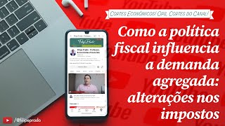 Como a política fiscal influencia a demanda agregada alterações nos impostos [upl. by Loria584]