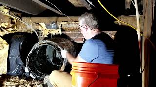 EP157 Removing Old AC Ducts From the Victorian House [upl. by Eneres]