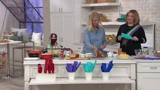 Mad Hungry 7Piece MultiUse Silicone Spurtle Set on QVC [upl. by Akinahc]