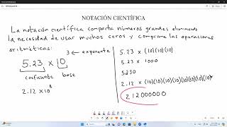 Lección XLVIII Suma y Resta con Notación Cinetífica [upl. by Enert]