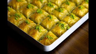 How to make BAKLAVA at home Türkçe altyazılı ASMR 4K [upl. by Brinkema]