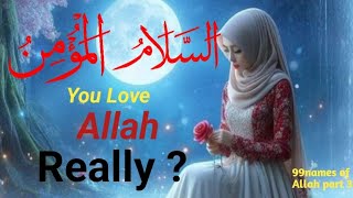 Allah ke naam  99 names of Allah  Allah 99 names  Allah ke 99 naam shots video islam islamic [upl. by Casteel]