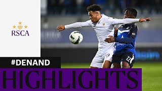 HIGHLIGHTS Dender  RSC Anderlecht  20242025 [upl. by Pooi884]