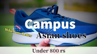 Sparx shoes amp campus shoes Full comparison  best running shoes under 800 rs [upl. by Jada740]