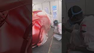 How to paint Mazda Soul Red 41V top coat [upl. by Malamud]