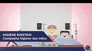 Higiene Einstein campanha higiene das mãos [upl. by Anhaj]