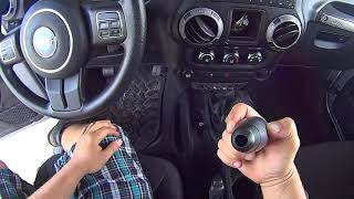 How To Quickly Remove Shift Knobs From Jeep JK Wrangler With Manual Transmission [upl. by Obadiah]