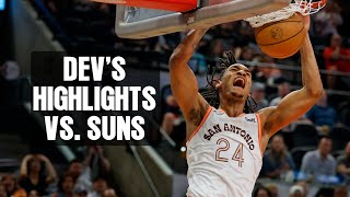 Devin Vassell Highlights vs Phoenix Suns  3252024 [upl. by Alben361]