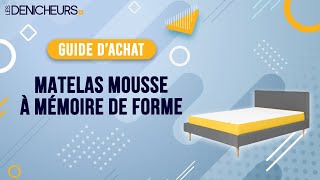 👓 MEILLEUR MATELAS MOUSSE À MÉMOIRE DE FORME 2023  Comparatif amp Guide dachat [upl. by Khajeh]