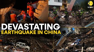 China Earthquake Magnitude62 earthquake kills 118 in Chinas Gansu Qinghai I WION Originals [upl. by Marianne]