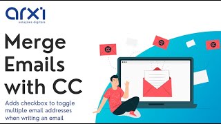 Odoo App  Merge emails with CC [upl. by Amadas]
