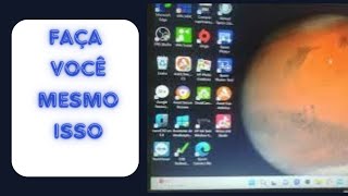 Como REMOVER ou fixa Ícones da área de trabalho do seu notebook ou PC [upl. by Asilegna]