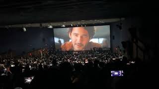 Guntur Kaaram Trailer Theater Reaction  MaheshBabu Fans Masss Reaction Sudarshan Theatre RTCXRoad [upl. by Ythomit713]