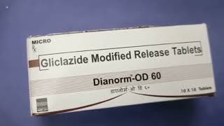 DianormOD 60 Tablet  Gliclazide Modified Release Tablets  DianormOD 60mg Tablet Uses Side effect [upl. by Clywd]